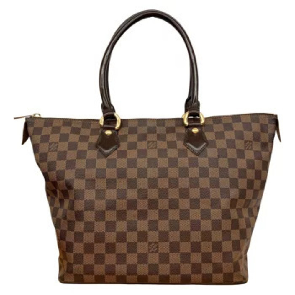 LOUIS VUITTON Saleya Damier Tote Bag Handbag Brown